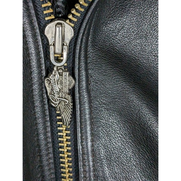 VTG Custom Authentic Harley Davidson Leather Jacket Screaming Eagle - Picture 11 of 16